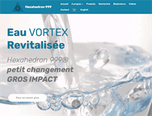 Tablet Screenshot of eauvivante.hexahedron999.com